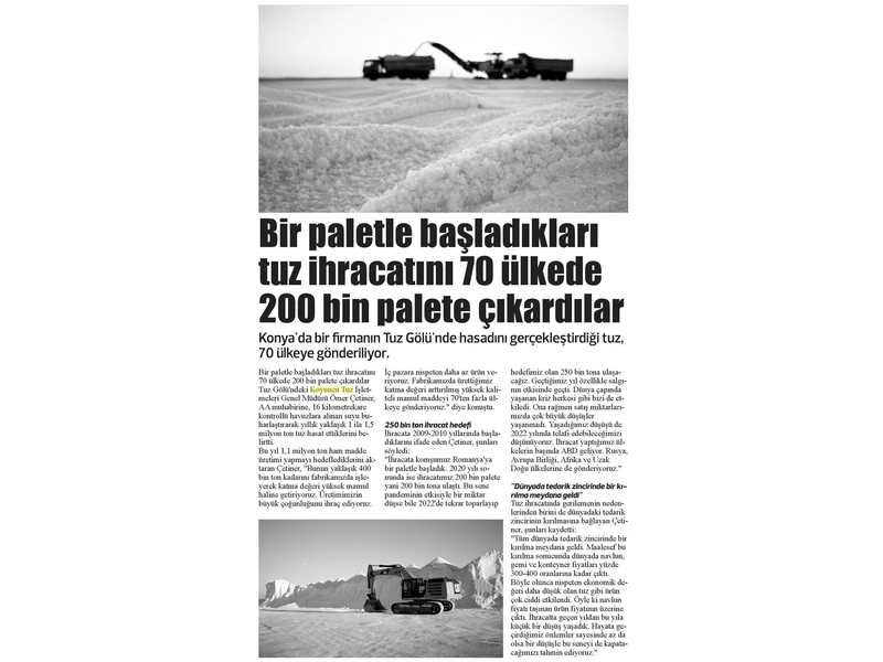 Yenigün Gazetesi - 26.08.2021